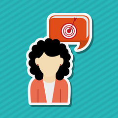 Social media design, vector illustration