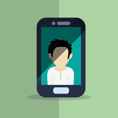 Social media design, vector illustration