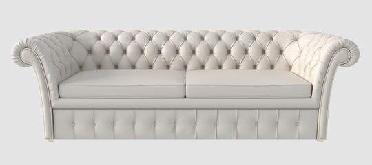 3D Illustration of a Sofa