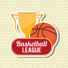 Basketball icon design, vector illustration