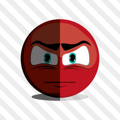 Cartoon face design , vector illustration