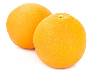 ripe lemon isolated on white background