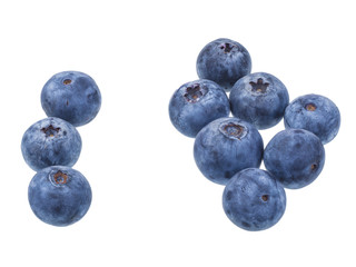 blueberry isolated on white background