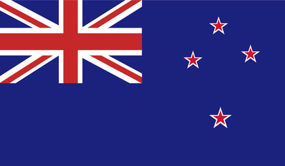 Fototapeta premium New Zealand Flag