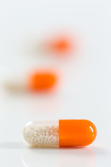 Macro photo of medicine