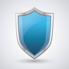Security Shield icon, vector illustration
