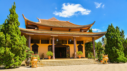 Truc Lam Zen Monastery - Da Lat, Vietnam - obrazy, fototapety, plakaty