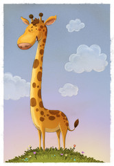 jirafa ilustracion © cirodelia