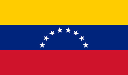 Naklejka premium Flaga Wenezueli