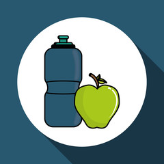 fitness and gym design, vector illustration