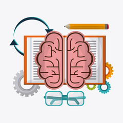 Creative process colorful design, vector illustration