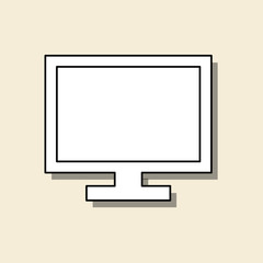 computer icon design , vector illustration