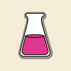 flask icon design , vector illustration