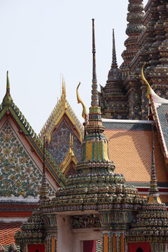 Buddhist temple, Wat Pho in Thailand