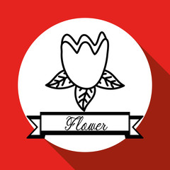 flower icon design , vector illustration