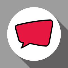 Communication bubble design , vector illustration