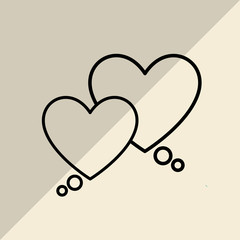 Communication bubble design , vector illustration