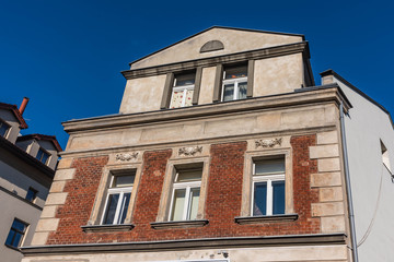Obraz premium Hausfassade in Kazimierz, Krakau, Polen