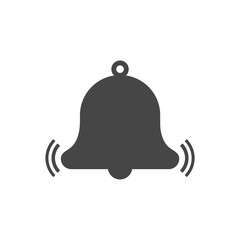 Bell icon on white background