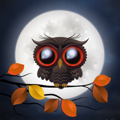 Fototapeta premium Owl on a branch