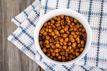 Roasted spicy Seasoned Chick Peas snack