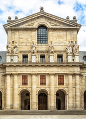 Facade of Royal Monastery Escorial (1584) near Madrid, Spain