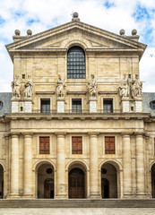 Facade of Royal Monastery Escorial (1584) near Madrid, Spain