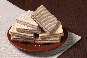 Wafers in plate