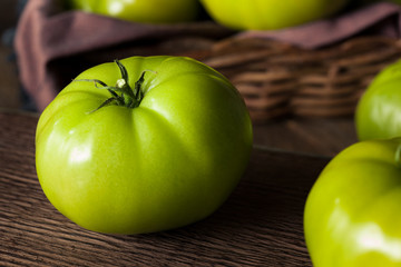 Raw Organic Green Tomatoes