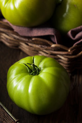 Raw Organic Green Tomatoes