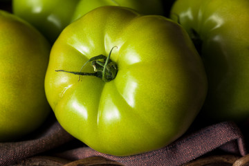 Raw Organic Green Tomatoes