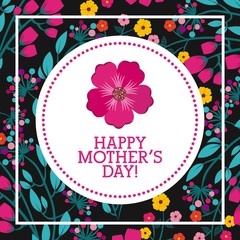 Naklejka premium happy mothers day design 