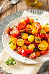 Raw Organic Cherry Tomato Salad
