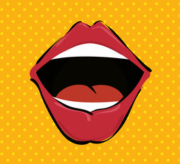 pop art comic design 