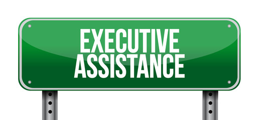 executive assistance street sign concept