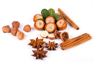 hazelnuts photo illustration