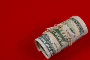 US dollars cash roll