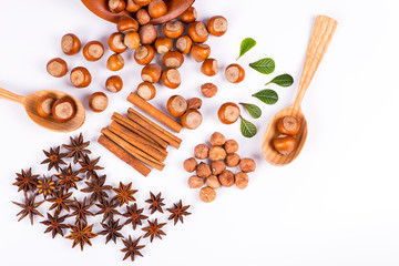 hazelnuts photo illustration