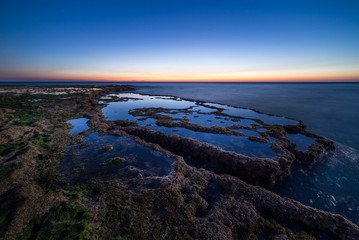 Fototapeta premium Sunset on Achziv Beach