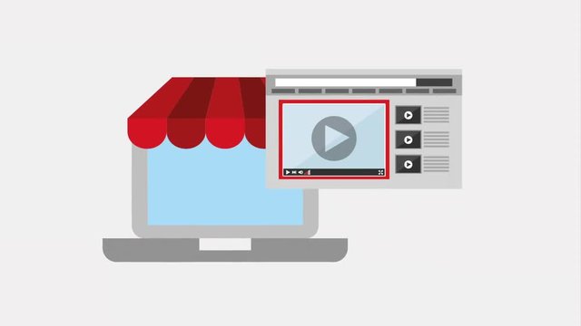 Shopping icon design, Video Animation