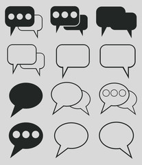  Speech bubbles