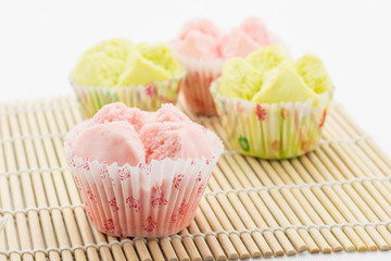 Thai dessert Thai Rice Flour Muffin