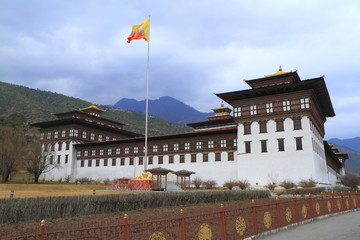 Tashichho Dzong in Thimphu
