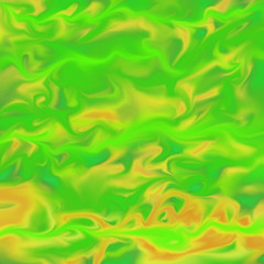 bright, Colour, background, texture, orange, green, yellow, wave, fire