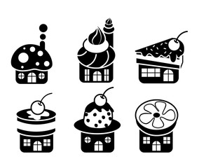 Dessert House Vector