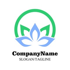 Yoga Meditation Relaxation Sport Logo Illustration Vector