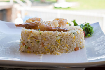 Shrimp fried rice