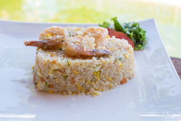 Shrimp fried rice