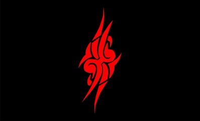 tribal logo tatto design