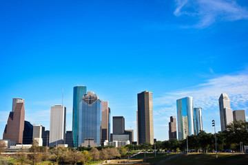 Obraz na płótnie Canvas A view of Houston